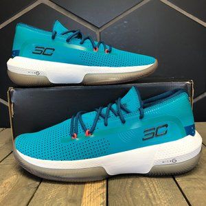 UA Curry 3Zero III Teal Rush Basketball (MS)